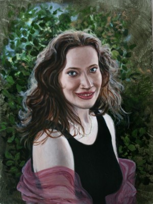 Oil Portrait of Jessica Hanson