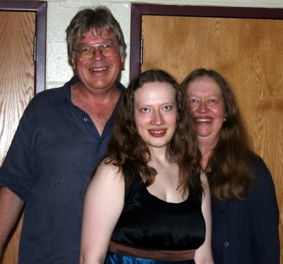 Steve, Jessica and Josephine Ristau Hanson Steve Hanson, Jessica Hanson, Josephine Ristau