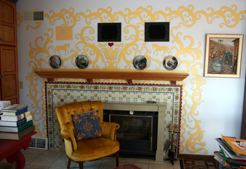 hand painted wall 