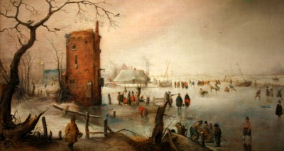 dutch skating painting