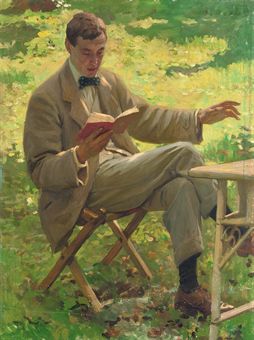 File:AlfredMunnings by HaroldKnight.jpg