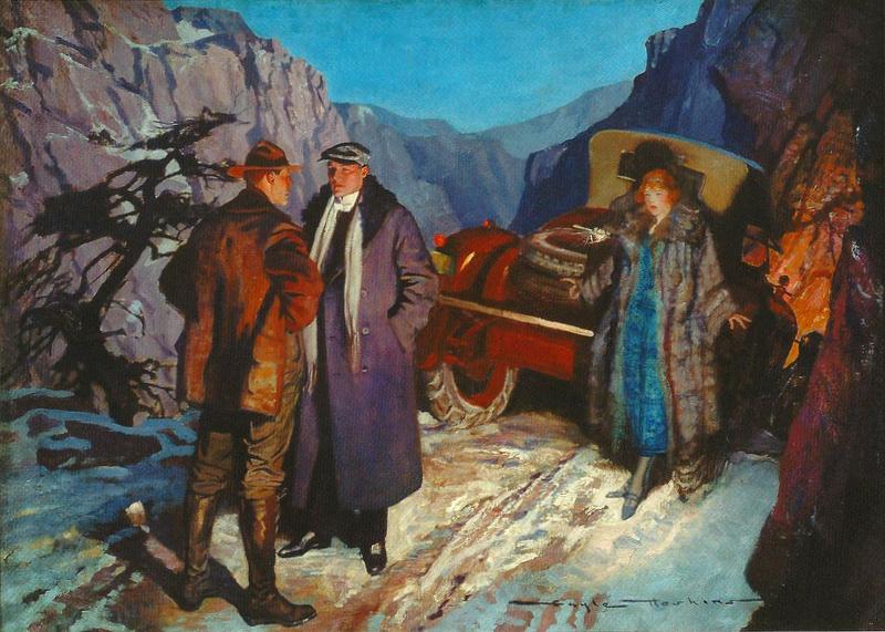 "You can't leave here to suffer" by Gayle Hoskins, 1924 for Roads of Doubt