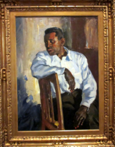 Portrait of Paul Robeson by Randall Davey, ca. 1920-1925