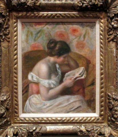 Woman Reading by Pierre-Auguste Renoir, 1891