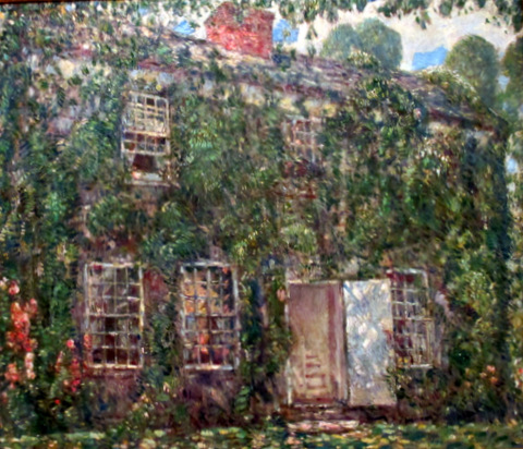 The "Home Sweet Home Cottage', Soutth Hampton, Long Island by Childe Hassam,1916