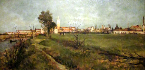 Venetian Landscape BY John Henry Twachtman, 1878
