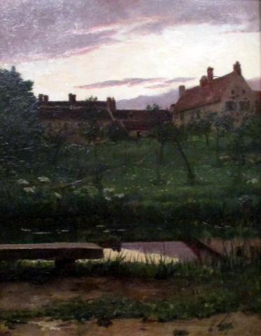 Evening in Grez, France by William Anderson Coffin, c. 1881-1882